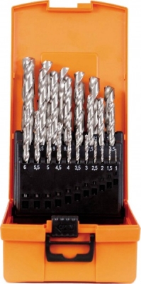 HSS-G Bohrer 1-13 mm 25-tlg. in Kunststoffkassette